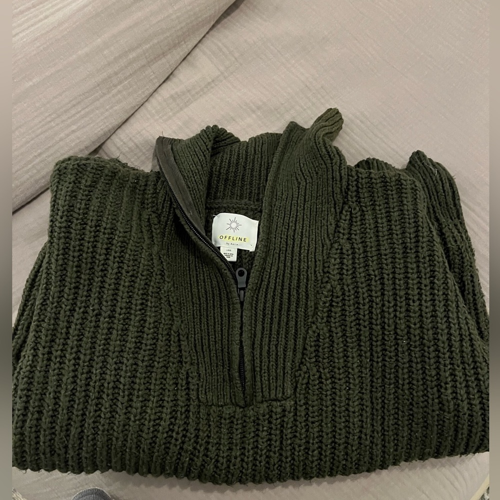 Aerie Offline Quarter Zip